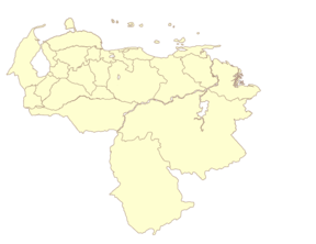 Ubicaci&oacute;n en Venezuela